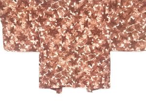 アンティーク　錦紗抽象葉模様羽織